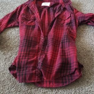 Red plaid shirt